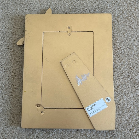 Turquoise Beaded  Frame with Dragonfly Accent - Picture 3 of 3